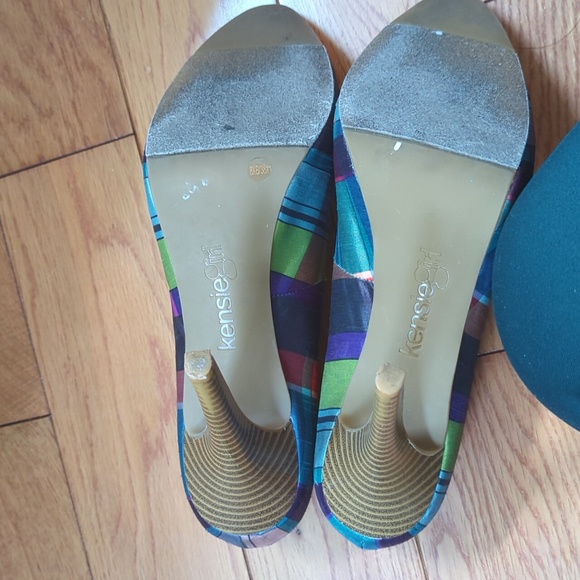 🏵️💚 Kensie Girl Plaid Heels 👠 - Picture 4 of 5